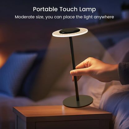 Modern Minimalist Bedroom Bedside Decorative Table Lamp, Light Luxury And High-End Feel, Rechargeable Living Room Side Cabinet Touch-Sensitive Atmosphere Table Lamp