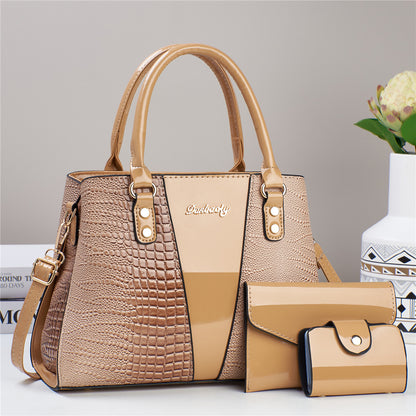 Leather shoulder strap purse