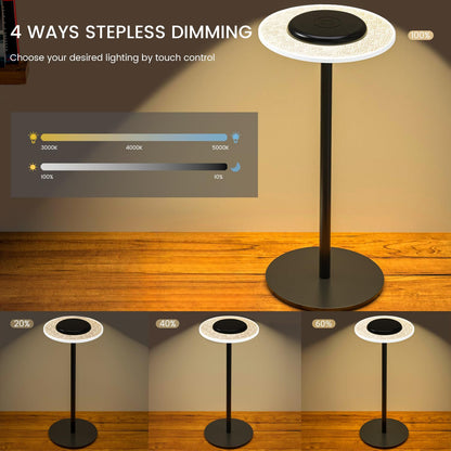 Modern Minimalist Bedroom Bedside Decorative Table Lamp, Light Luxury And High-End Feel, Rechargeable Living Room Side Cabinet Touch-Sensitive Atmosphere Table Lamp