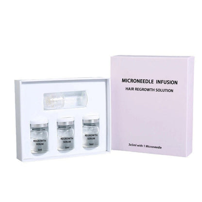 Cross-Border Hot Selling Hair Regrowth System Hair Growth Microneedle Essence Hair Growth And Anti-Hair Loss Essence