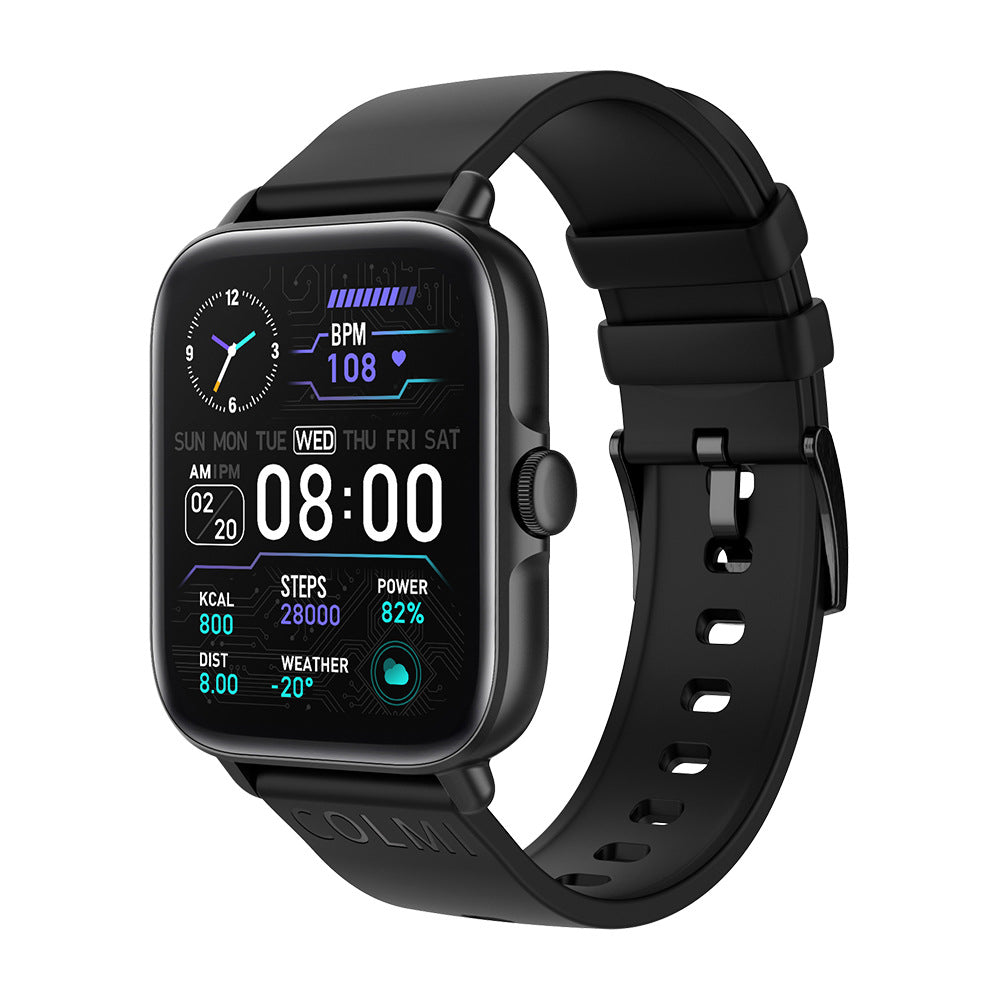 P28 Plus Smart Watch Sports Heart Rate Pedometer Full Screen Smart Watch