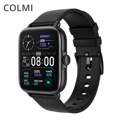 P28 Plus Smart Watch Sports Heart Rate Pedometer Full Screen Smart Watch