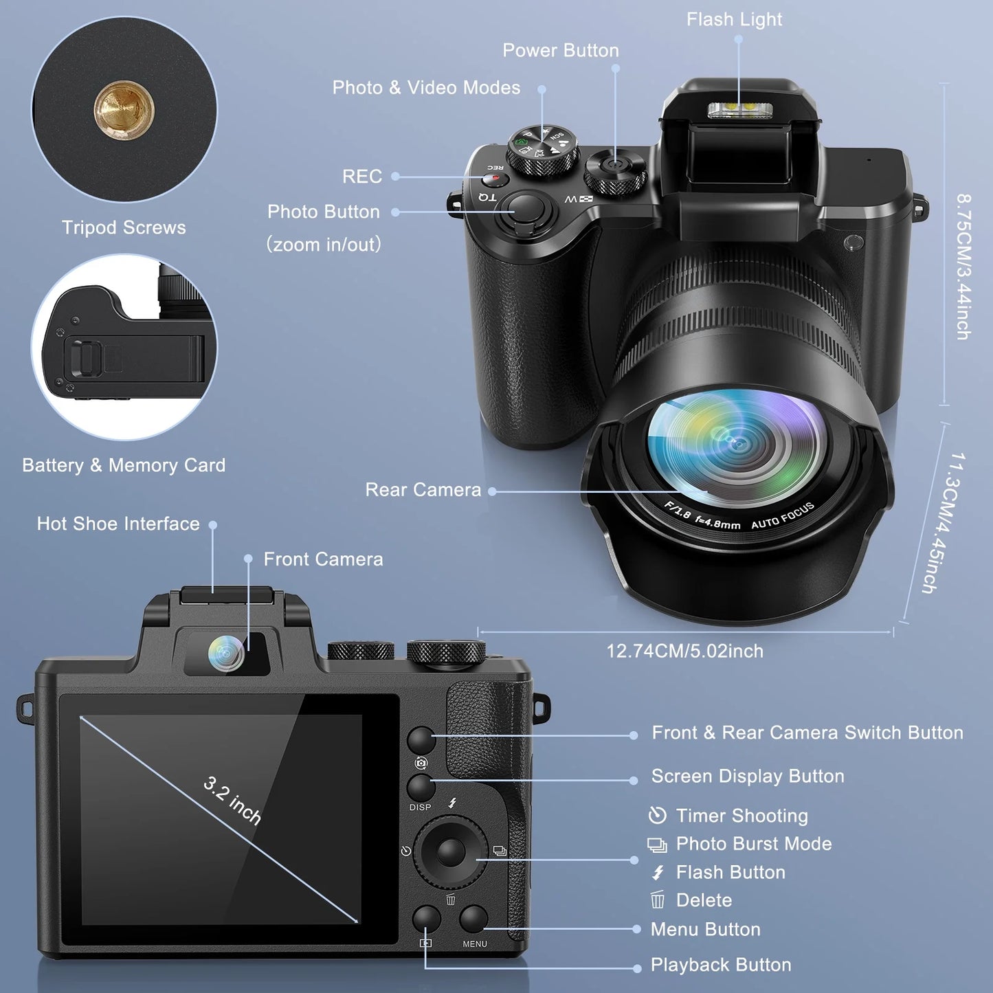 New 8K Ultra-HD resolution 88 megapixel camera