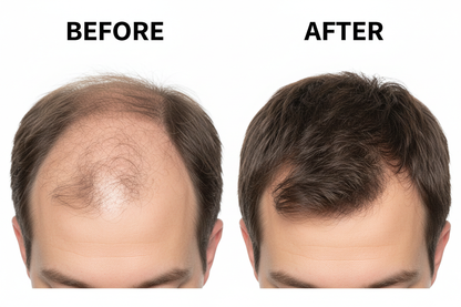 Professional Hair Growth Before and After Results